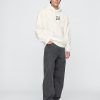 Tung överdimensionerad hoodie med logotyp