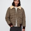 Ullblandning Houndstooth Bomberjacka