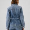 Ultrasoft jeansjacka med bälte