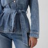Ultrasoft jeansjacka med bälte