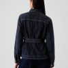 Ultrasoft jeansjacka med bälte