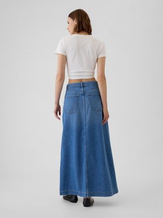 Ultrasoft jeansmaxikjol