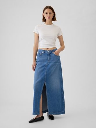 Ultrasoft jeansmaxikjol