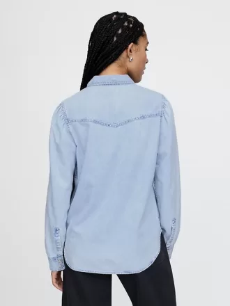 Ultrasoft jeanströja i västern