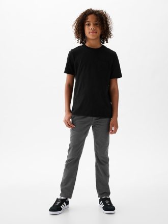 Uniform Straight-Fit Stretch Khakis för barn