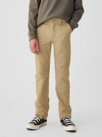 Uniform Straight-Fit Stretch Khakis för barn