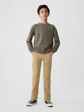 Uniform Straight-Fit Stretch Khakis för barn