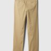Uniform Straight-Fit Stretch Khakis för barn
