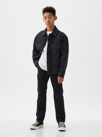 Uniform Straight-Fit Stretch Khakis för barn