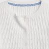 Uniform cardigan i ekologisk bomull för barn