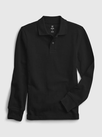 Uniform pikétröja i ekologisk bomull för barn