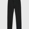 Uppnosiga raka jeans med hög höjd