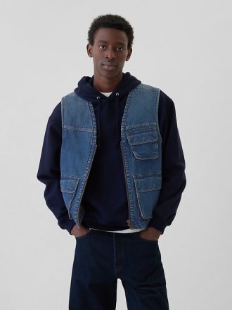 Utility jeansväst