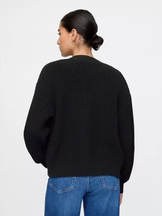 V-ringad cardigan