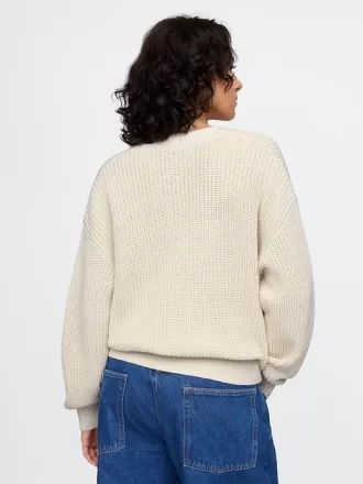 V-ringad cardigan