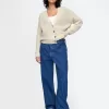 V-ringad cardigan