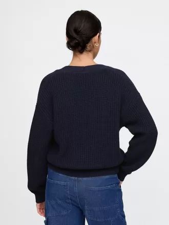 V-ringad cardigan