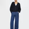V-ringad cardigan