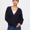V-ringad cardigan