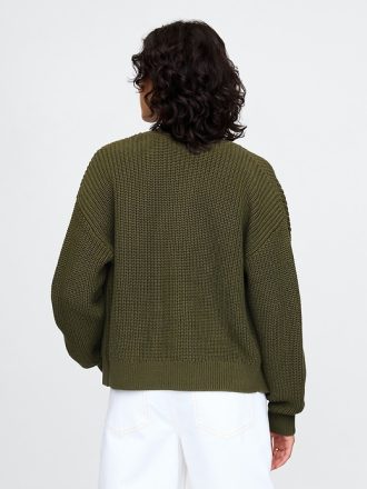 V-ringad cardigan