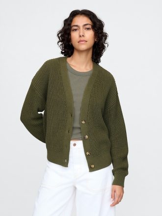 V-ringad cardigan