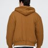 Våffelfodrad hoodie med dragkedja Våffelfodrad hoodie med dragkedja