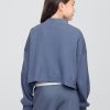 Våffelstickad Mockneck-topp för barn