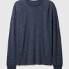 Våffelstickad Raglan T-shirt