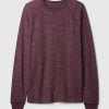 Våffelstickad Raglan T-shirt