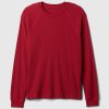 Våffelstickad Raglan T-shirt