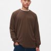 Våffelstickad Raglan T-shirt