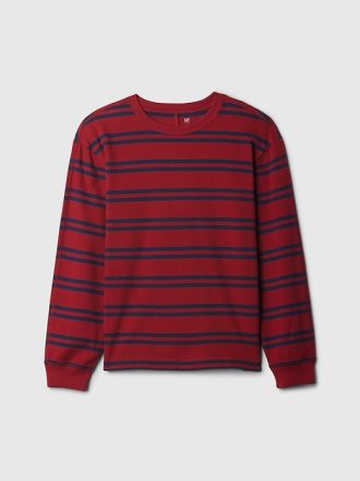 Våffelstickad T-shirt för barn