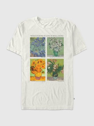 Van Gogh Flowers Grafisk T-shirt