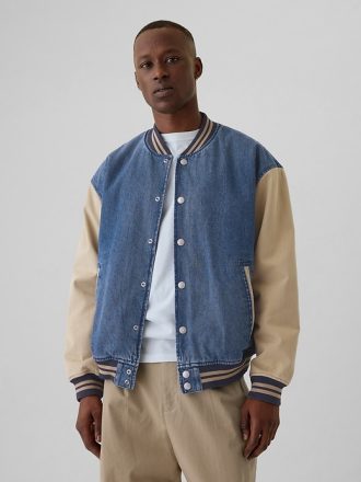 Varsity jeansjacka