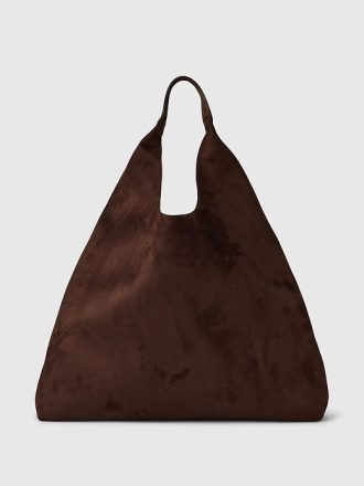 Vegansk Mocka Slouchy Tygväska