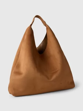 Vegansk Mocka Slouchy Tygväska