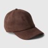 Vegansk baseballhatt i mocka