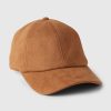 Vegansk baseballhatt i mocka