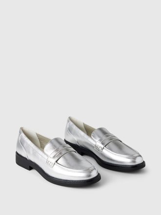 Veganska läder loafers