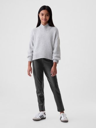 Veganska läderleggings för barn