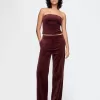 Velvet Cropped Tube Top Velvet Cropped Tube Top