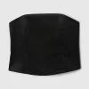 Velvet Cropped Tube Top