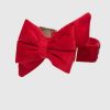 Velvet Dog Babe rosett och halsband