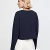 Vintage Cropped T-shirt i ekologisk kraftig bomull