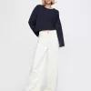 Vintage Cropped T-shirt i ekologisk kraftig bomull