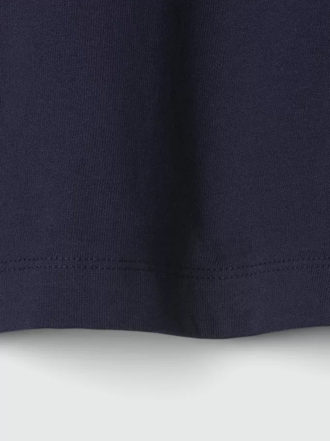 Vintage Cropped T-shirt i ekologisk kraftig bomull