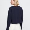 Vintage Cropped T-shirt i ekologisk kraftig bomull