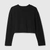 Vintage Cropped T-shirt i ekologisk kraftig bomull