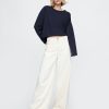 Vintage Cropped T-shirt i ekologisk kraftig bomull