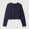 Vintage Cropped T-shirt i ekologisk kraftig bomull